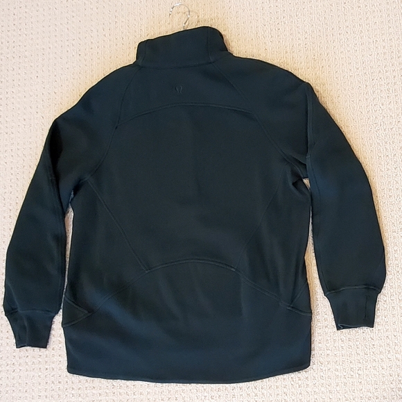 Lululemon Scuba Oversized Funnel Neck 1/4 Zip Pullover, Rainforest GreenWm's M/L - Picture 10 of 16